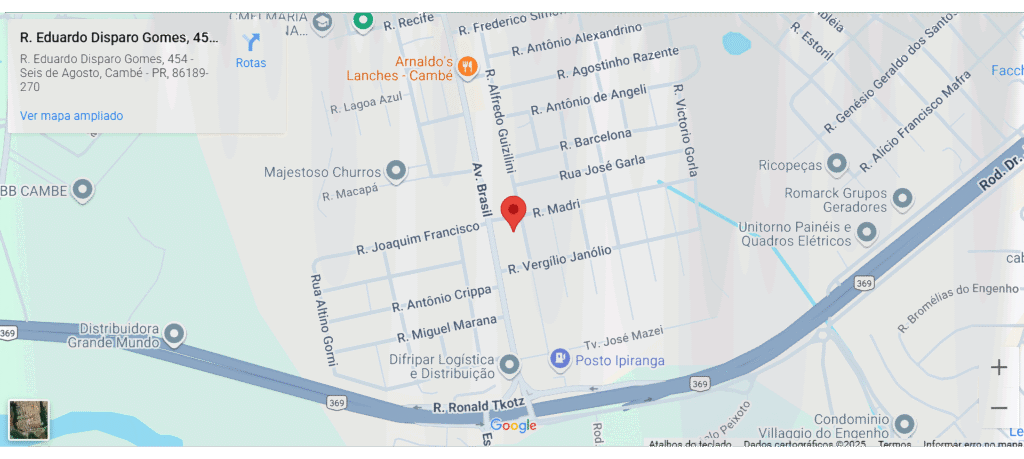 Mapa da Rua Eduardo Disparo Gomes